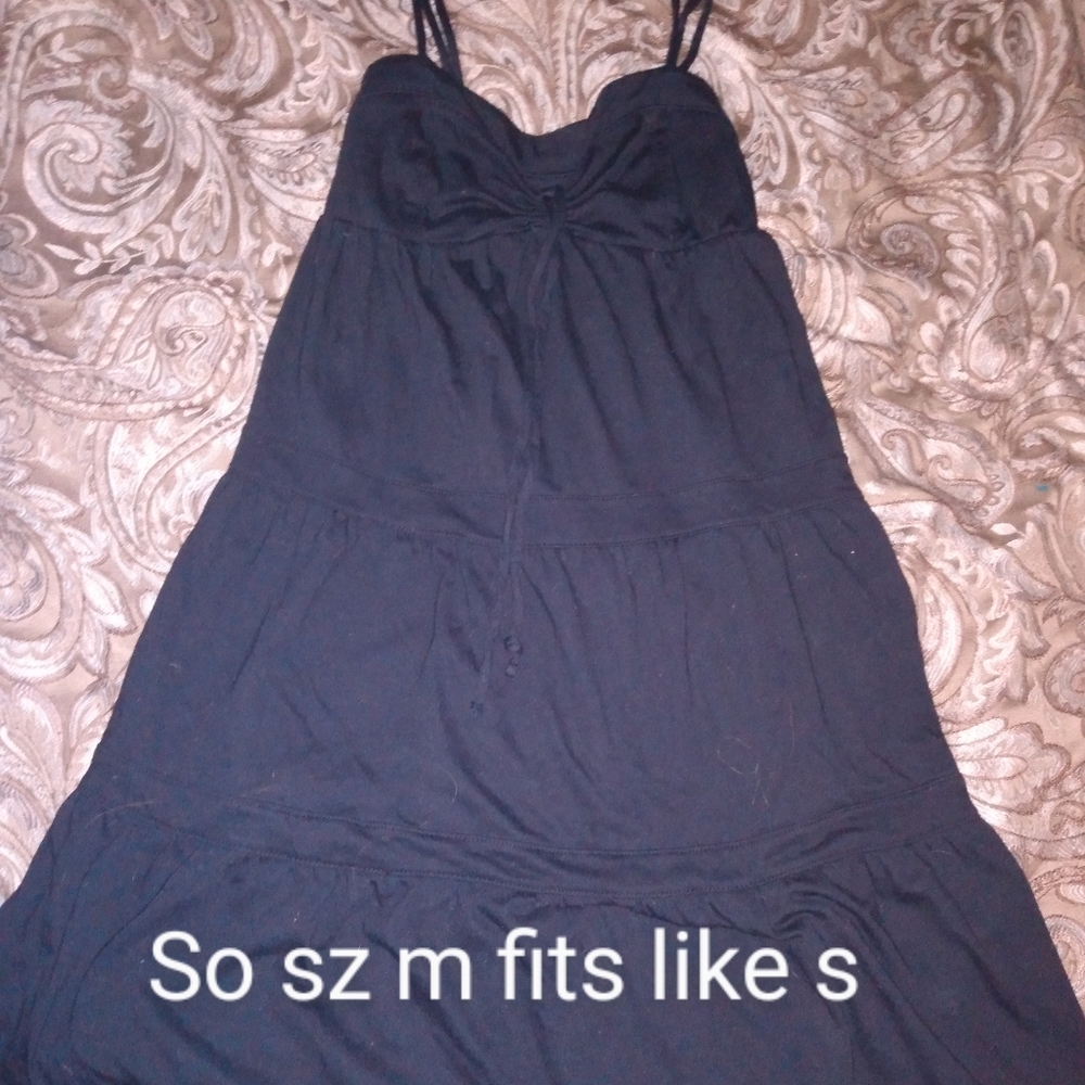 Sz s/m black dress
